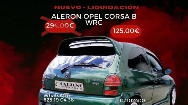 *ALERON OPEL CORSA B WRC SUPERIOR VISERA CARZONE CZ102400