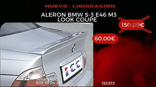 *ALERON BMW SERIE 3 E-46 M3 LOOK COUPE REF. IS0313
