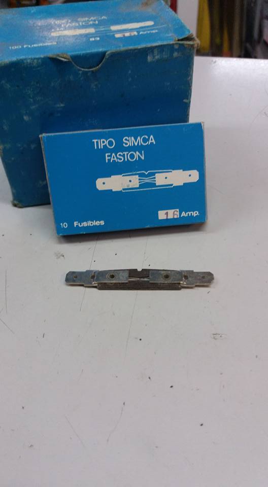 *FUSIBLE SIMCA - TALBOT  FASTON 16 AMP. REF. 2100/16AF