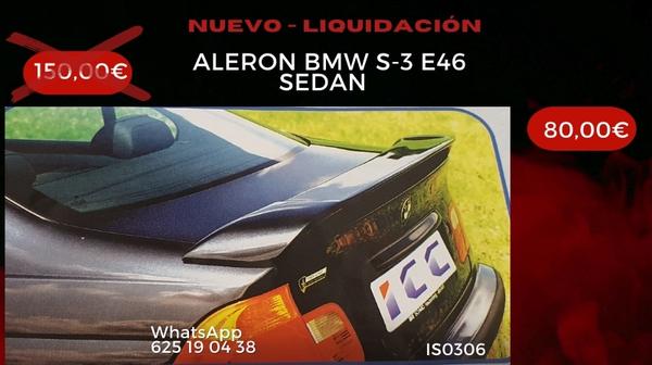*ALERON BMW S-3 E-36 SEDAN REF. IS0306  MATTIG