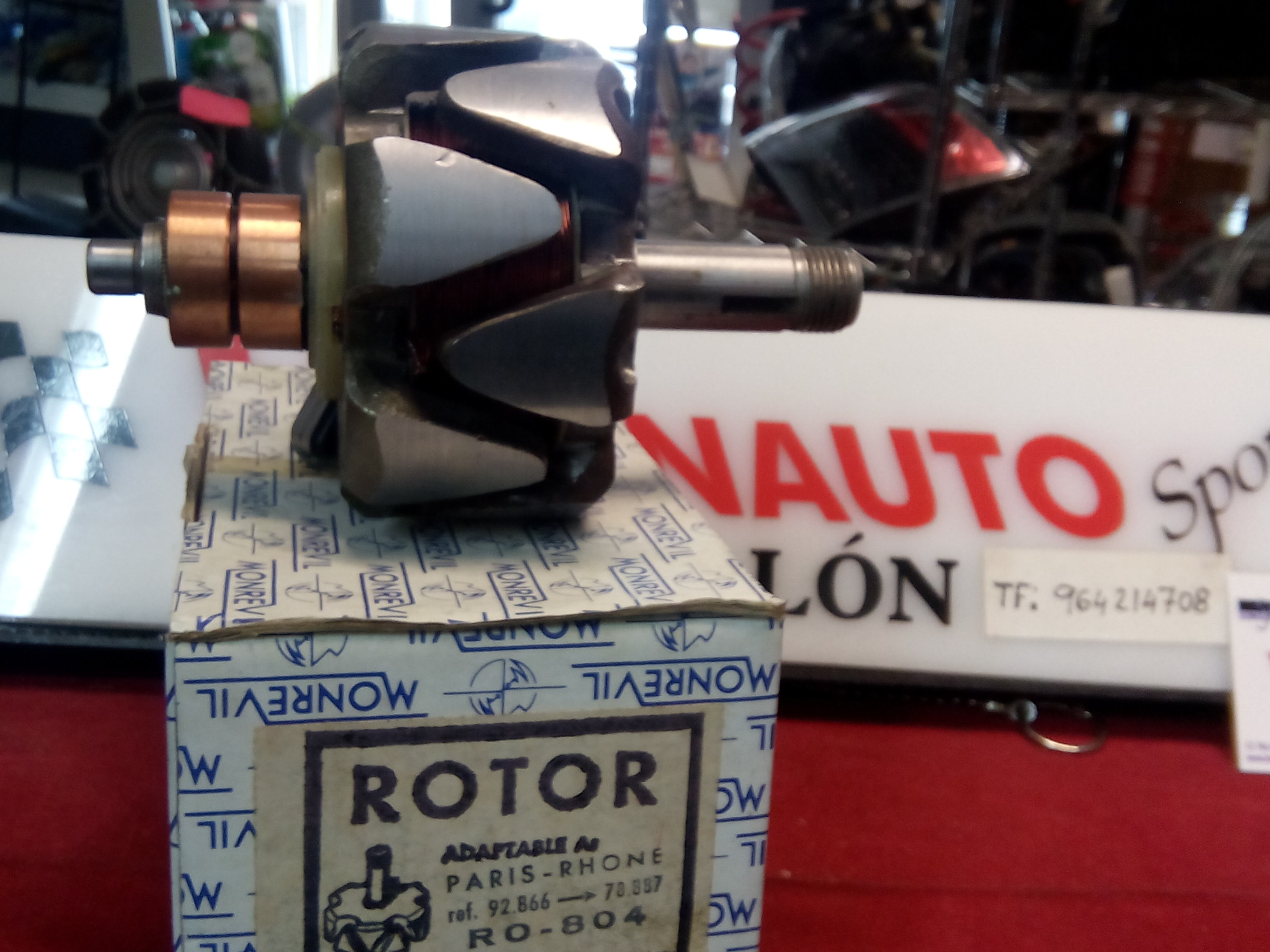 ROTOR ALTERNADOR CITROEN GS, VISA  TALBOT 160-180 REF. RO-804